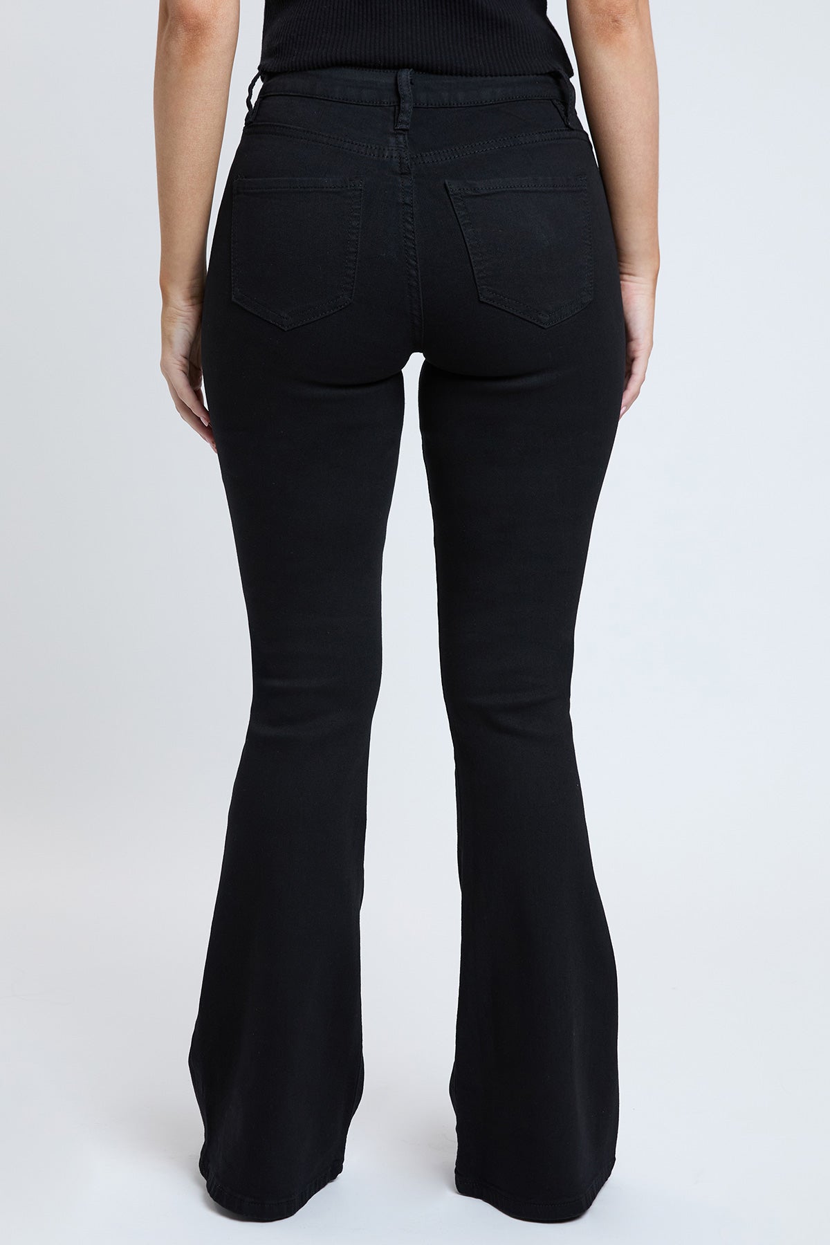 Women's Essential Non-Distressed Flare Jeans YMI JEANS