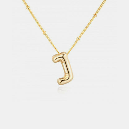 Personalized gold initial necklace - Love Salve 