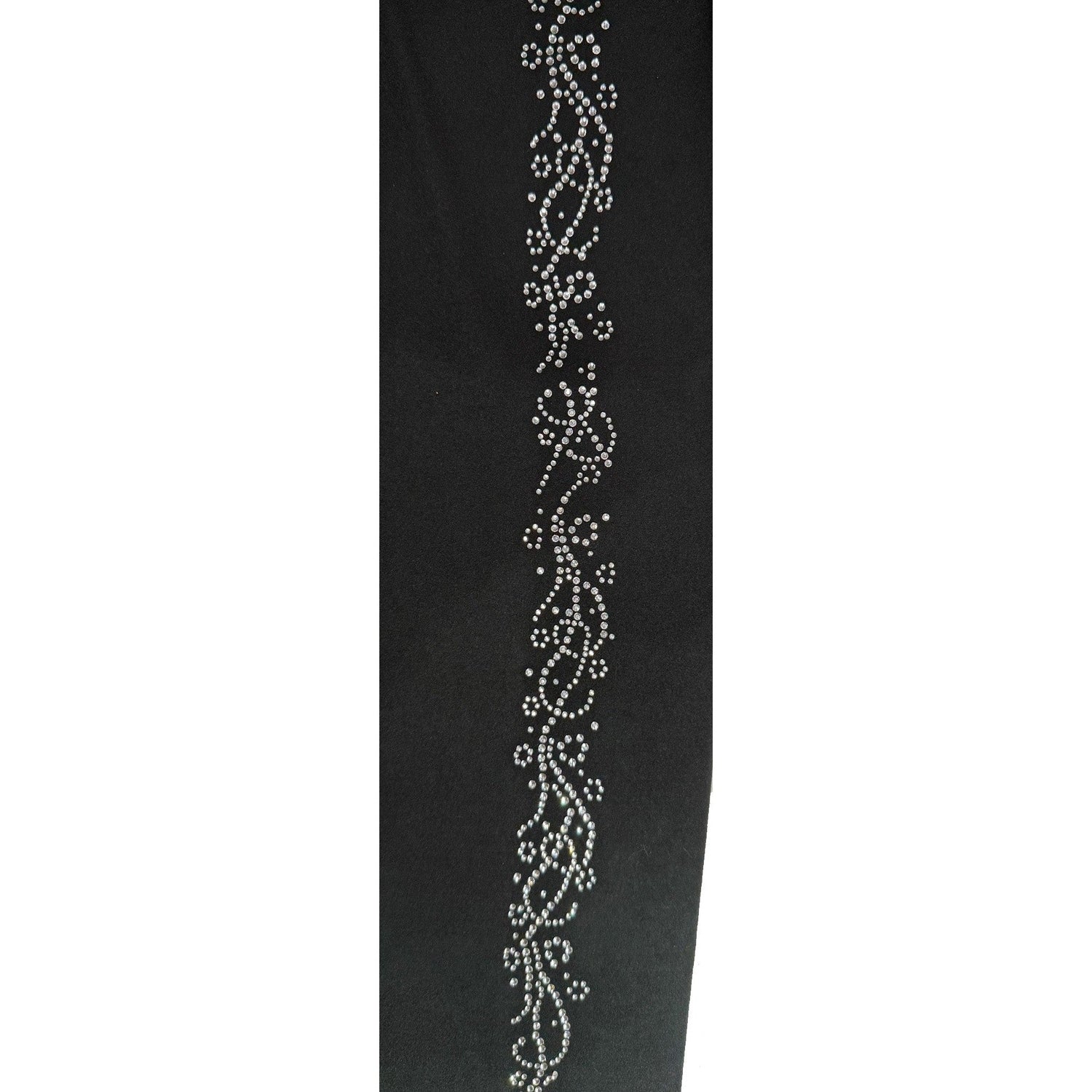 Swirl Lines Rhinestones Leggings with Pockets MM