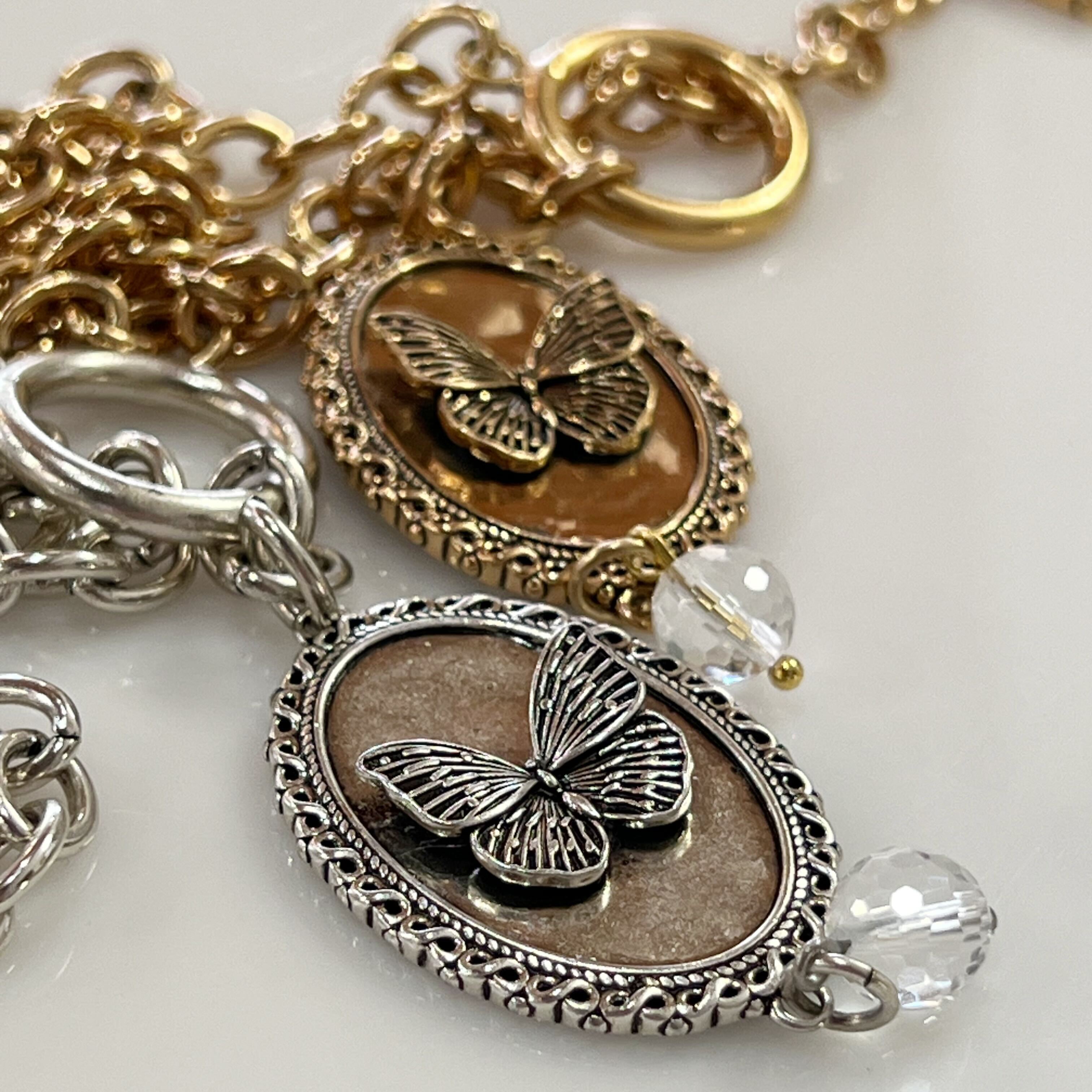 She Believed She Could Butterfly Choker Necklace Katia Designs