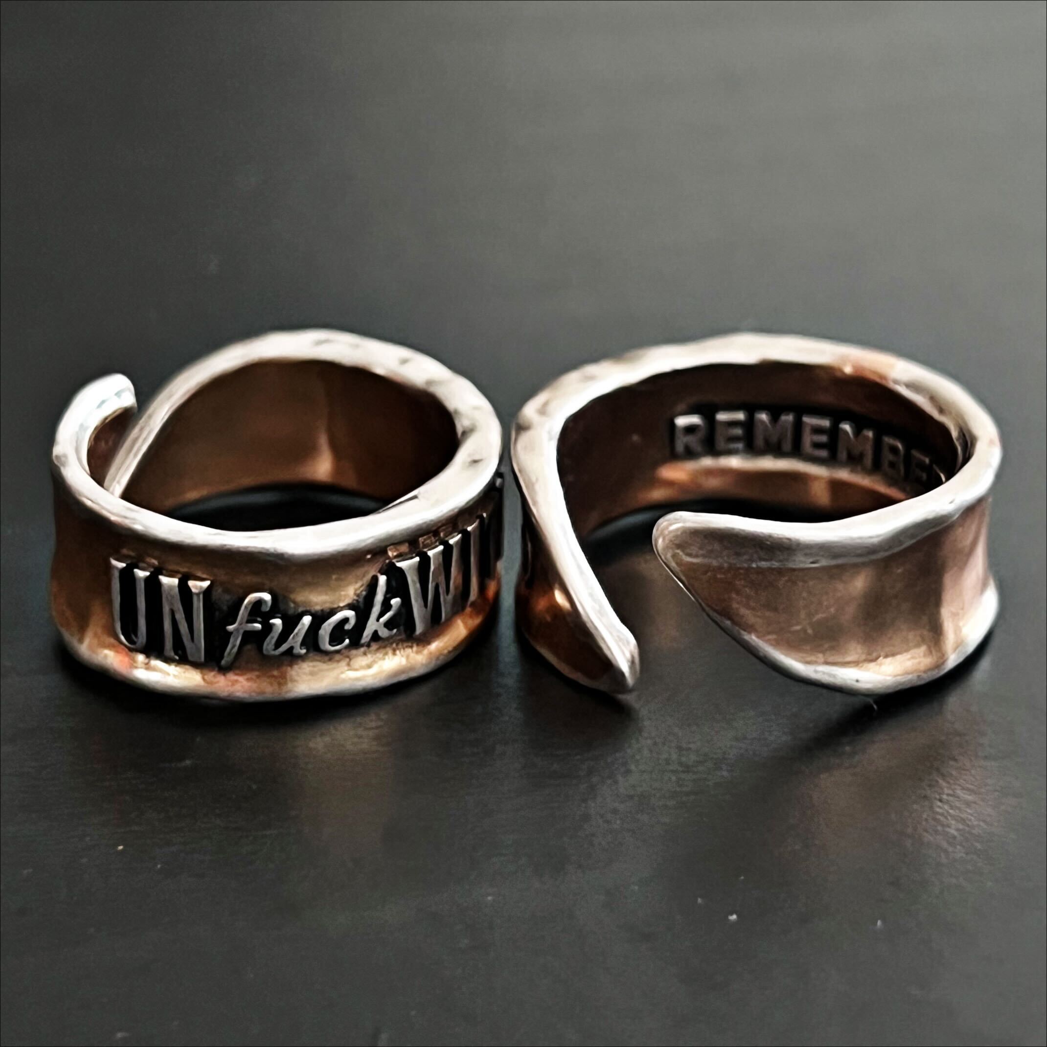 Unf*ckwithable Remember Adjustable Ring Katia Designs