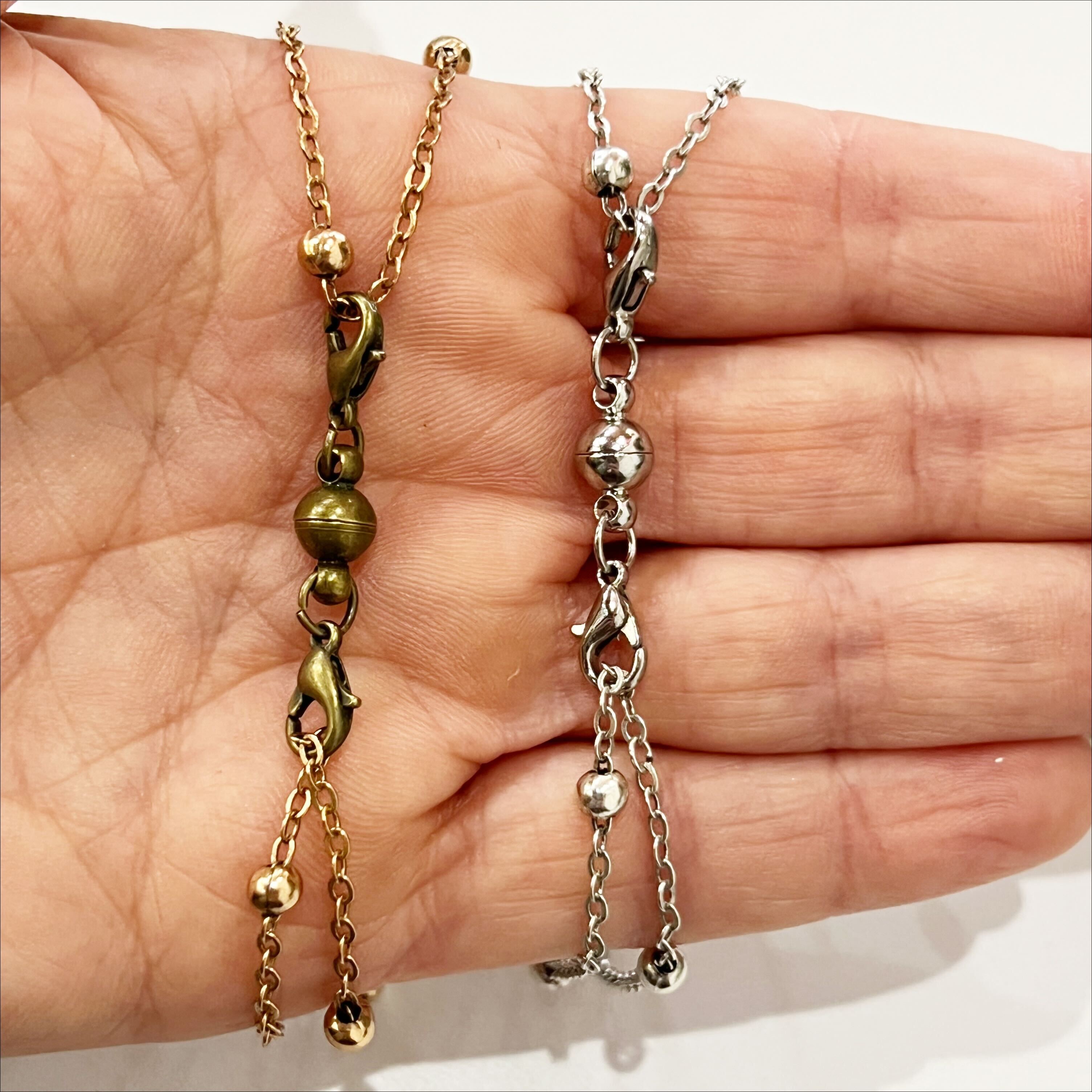 I Am Enough Heart Dainty Necklace Katia Designs