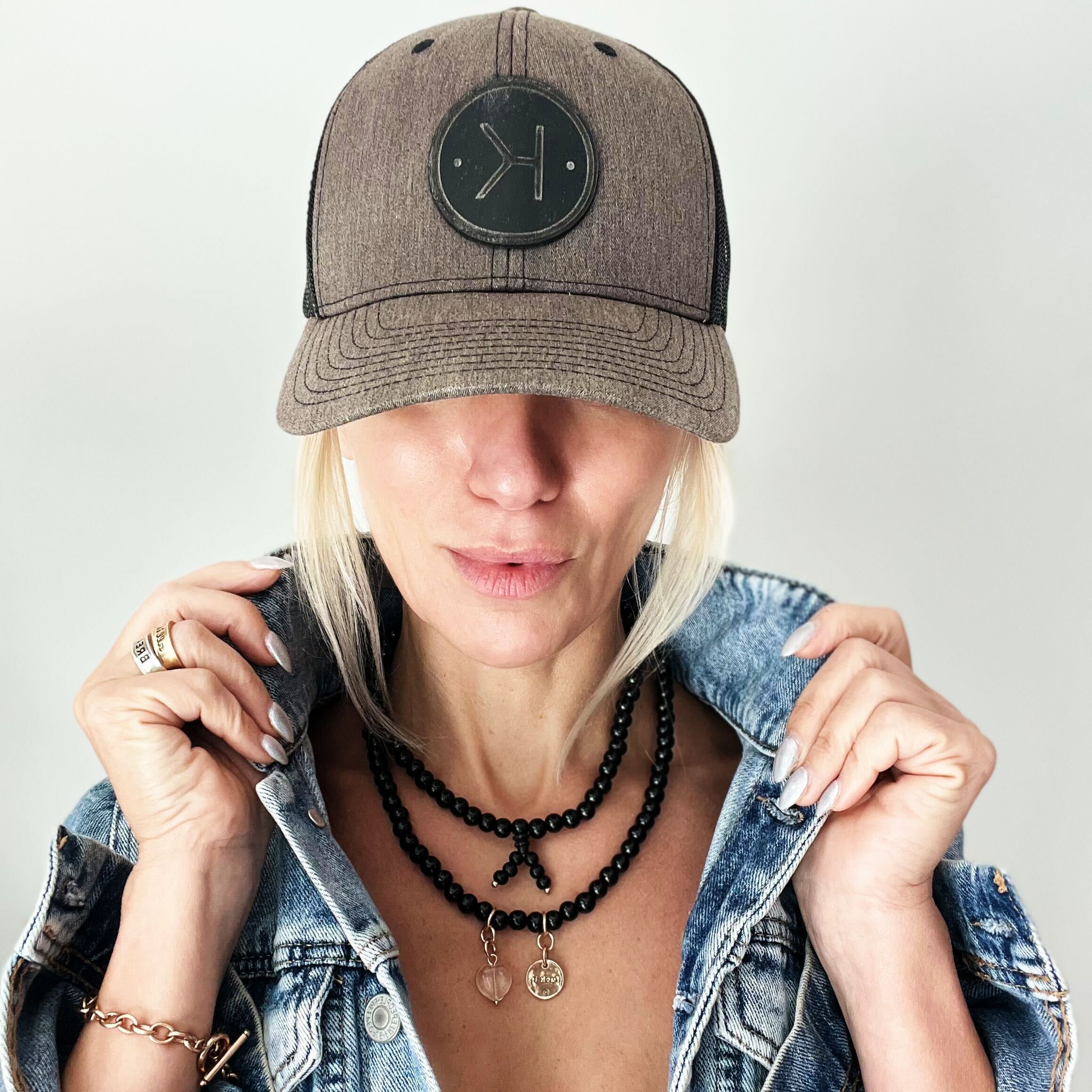 F*ck It Heart Wood Boho Wrap Bracelet/Necklace Katia Designs