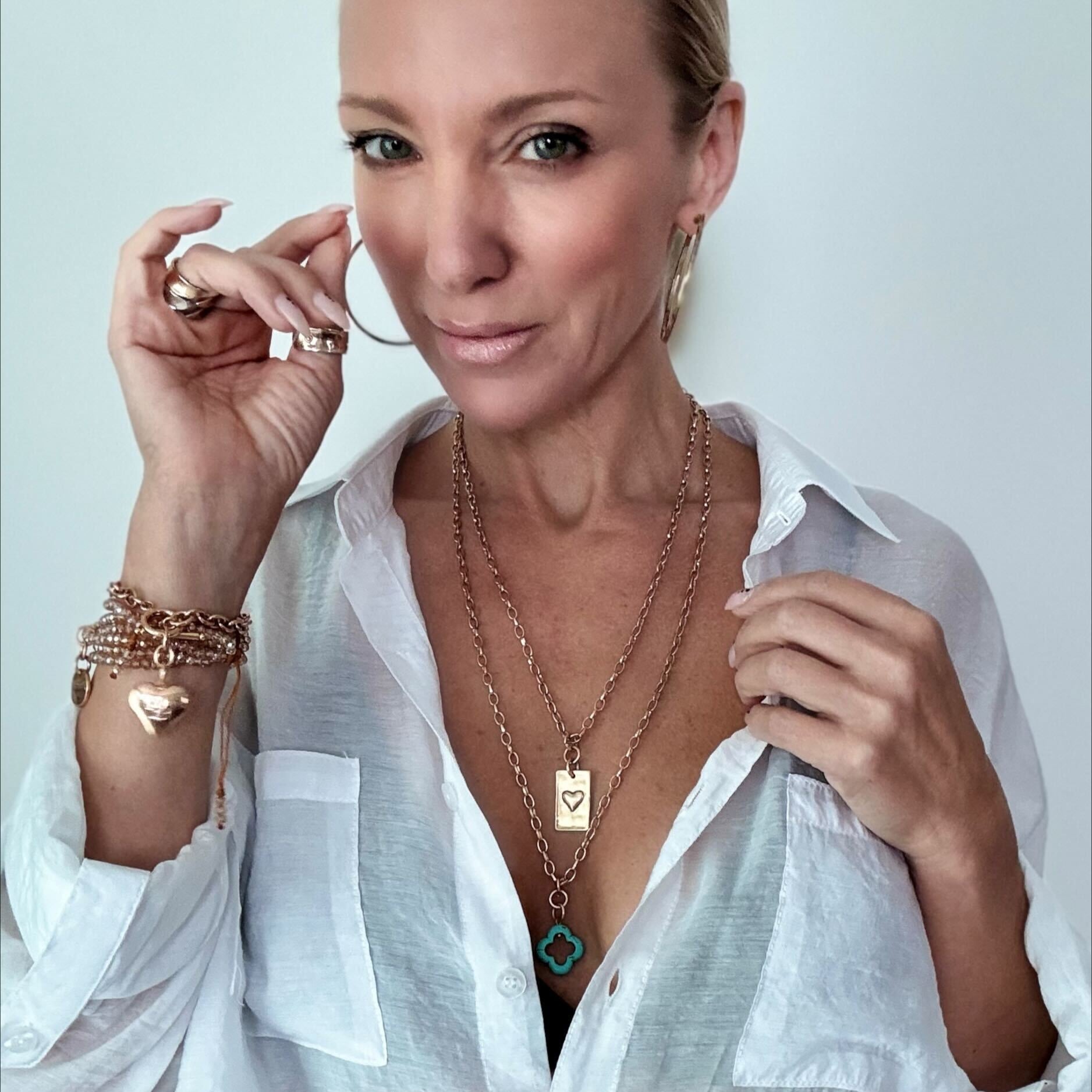 Take a Deep Breath and Let That Shit Go Original Lite Necklace Katia Designs