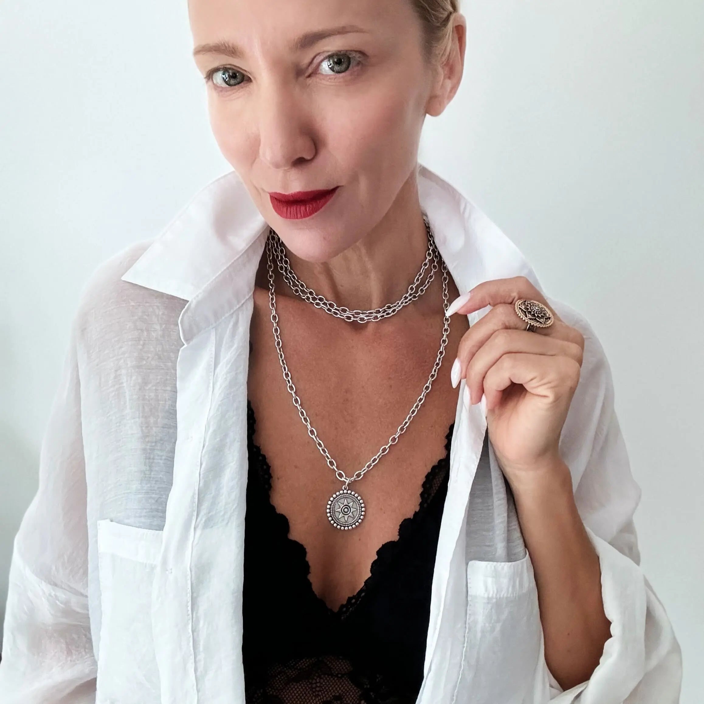 I Am Worthy Sun Essential Necklace Katia Designs