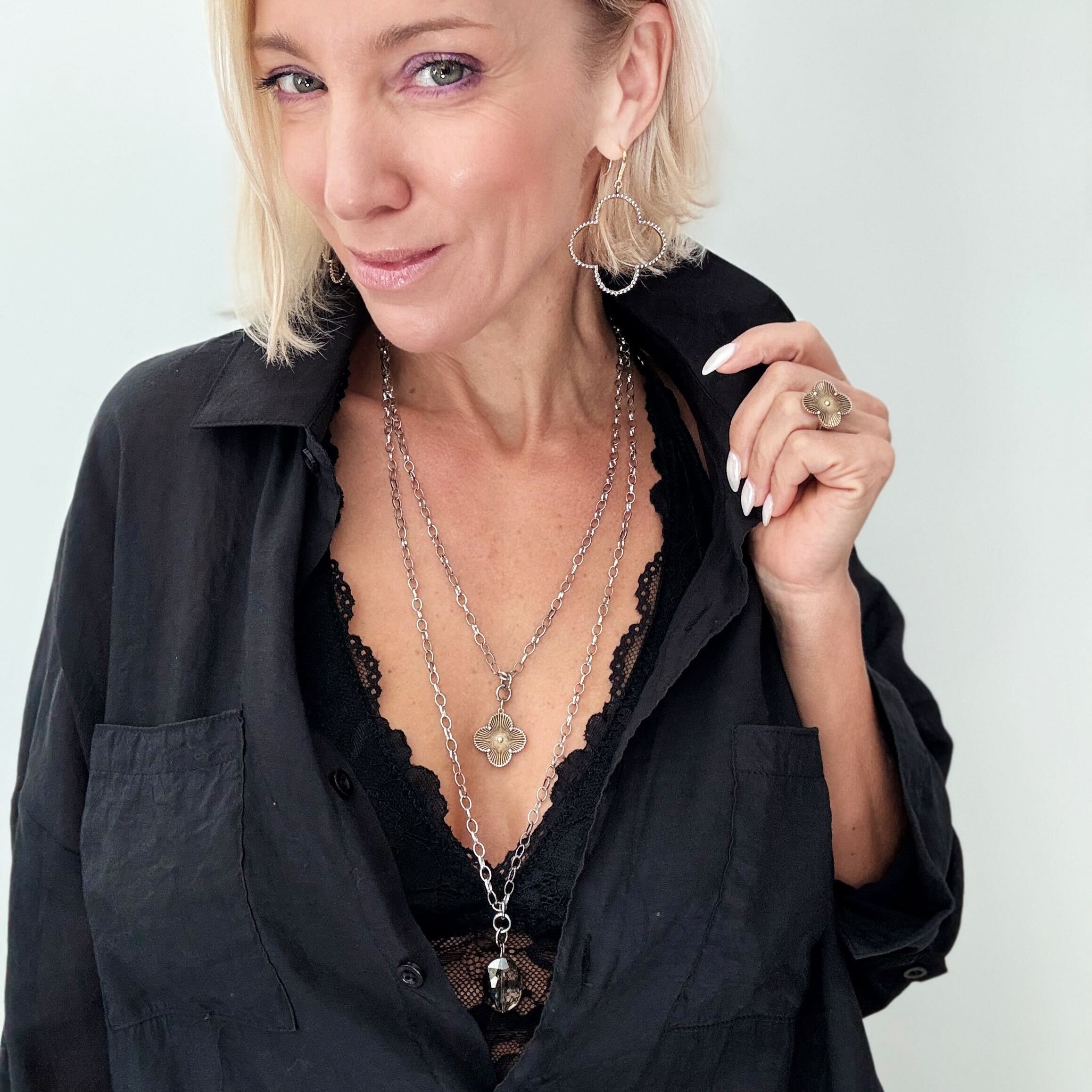 All is Well Clover Original Lite Necklace Katia Designs