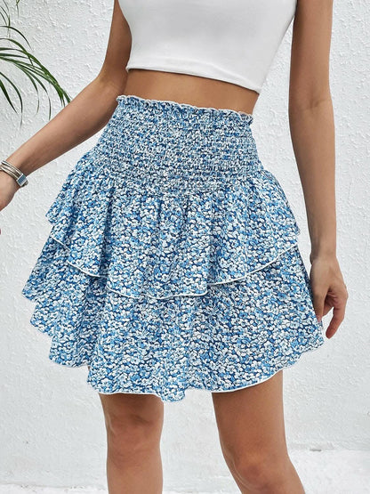 Playful Ruffled Mini Skirt - Love Salve 
