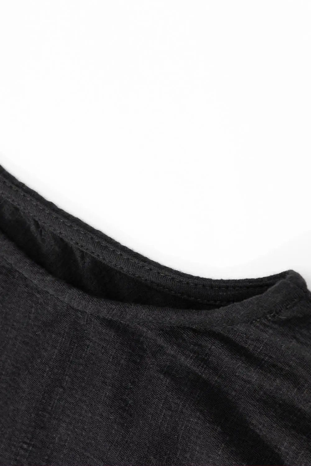 Plus size black smocked jumpsuit - Love Salve 