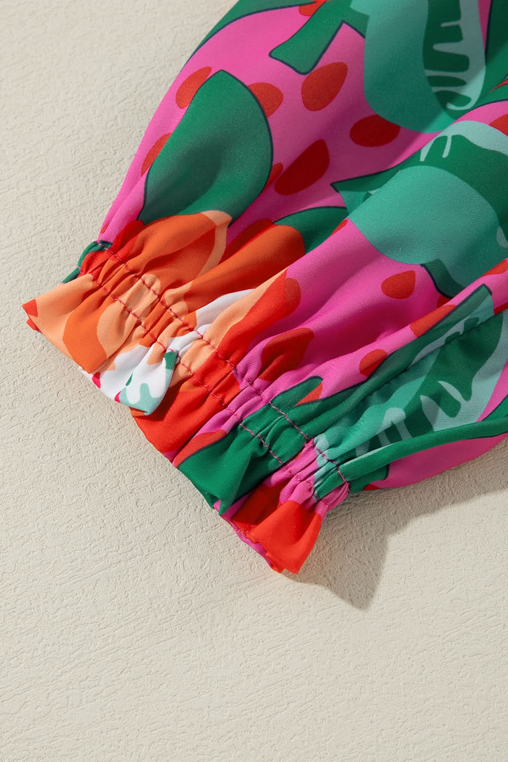 Plus size floral ruffle blouse - Love Salve 