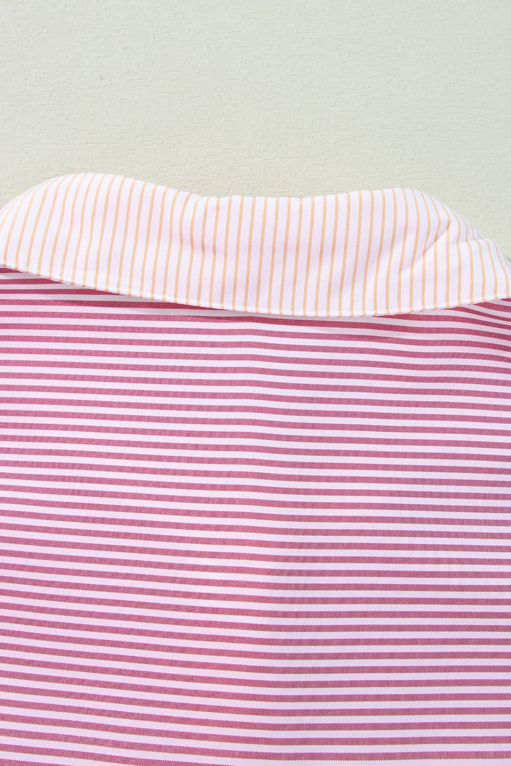 Plus size pink striped shirt - Love Salve 