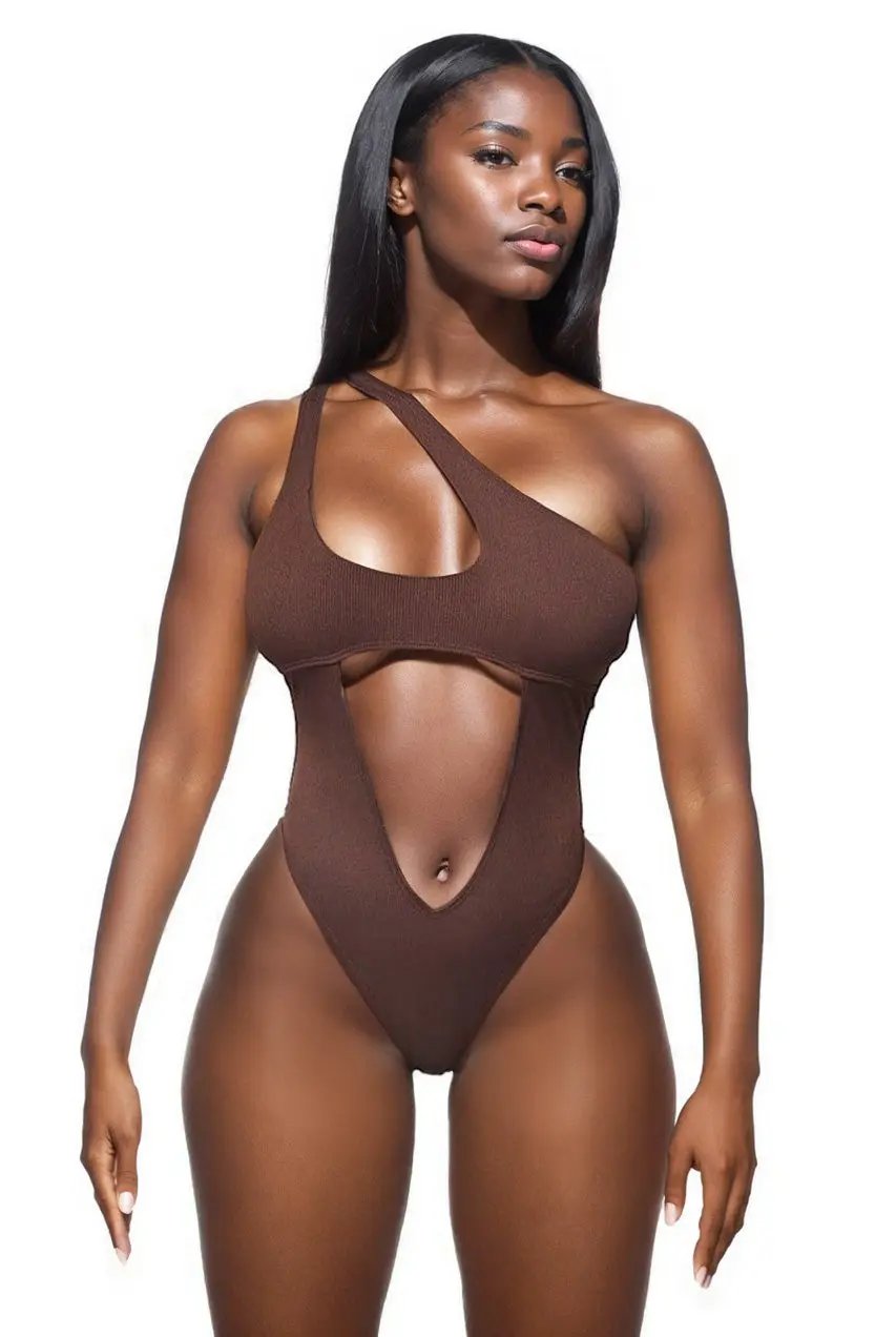 3wishes.com Apparel & Accessories > Clothing > Swimwear - 3wishes Starlit Underboob Monokini - Premium Quality 3wishes.com