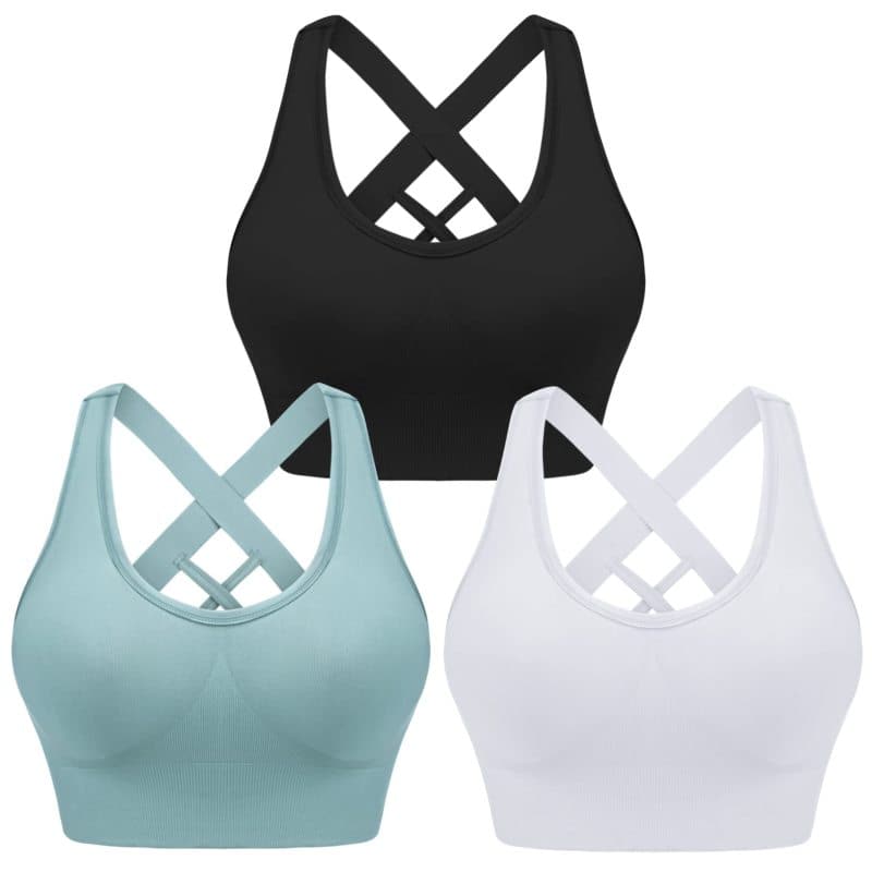 Women's nylon sports bra - year-round comfort