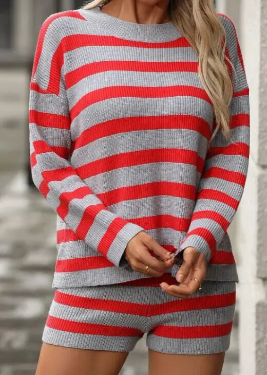 Striped long sleeve 2 piece set Miss Sparkling