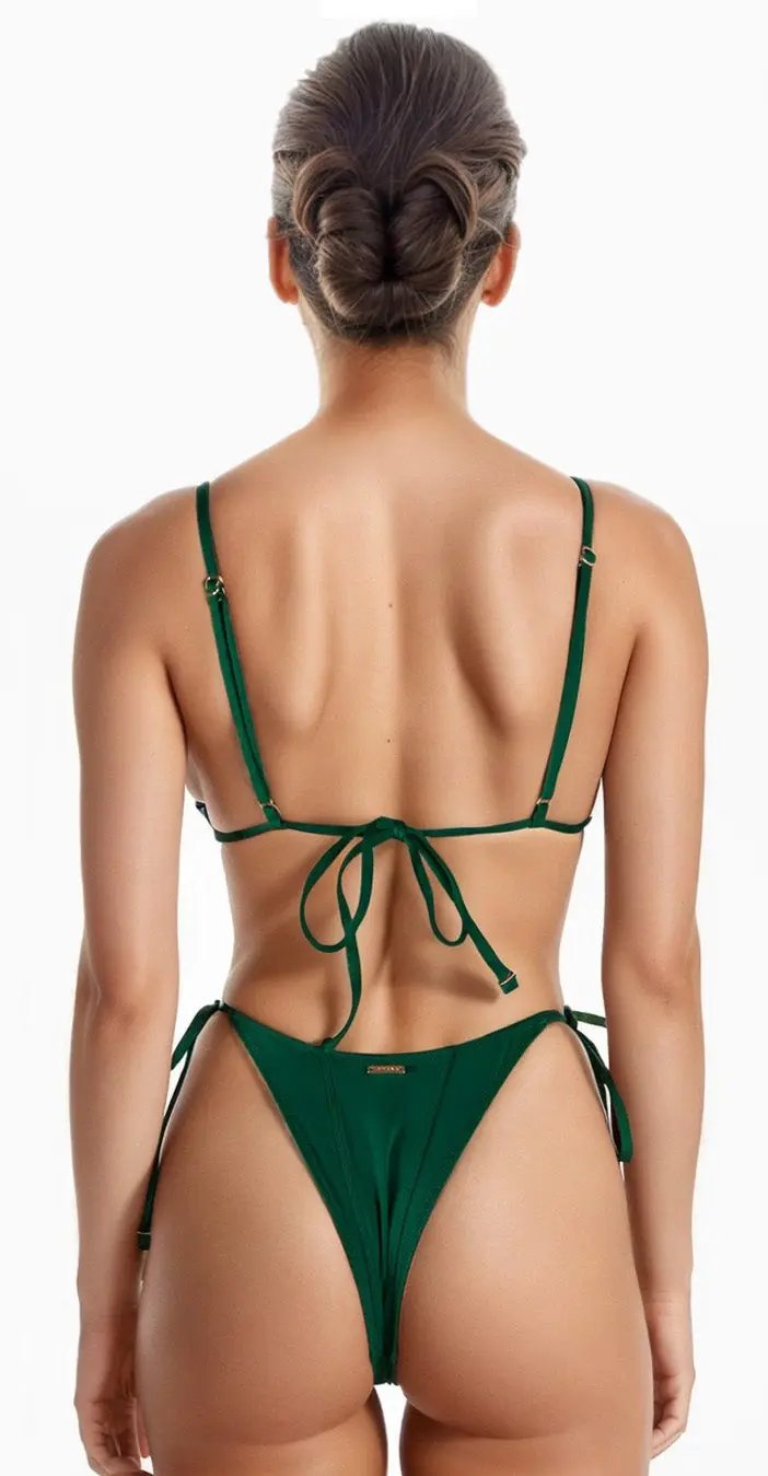 String Tie Side Bikini 3wishes.com