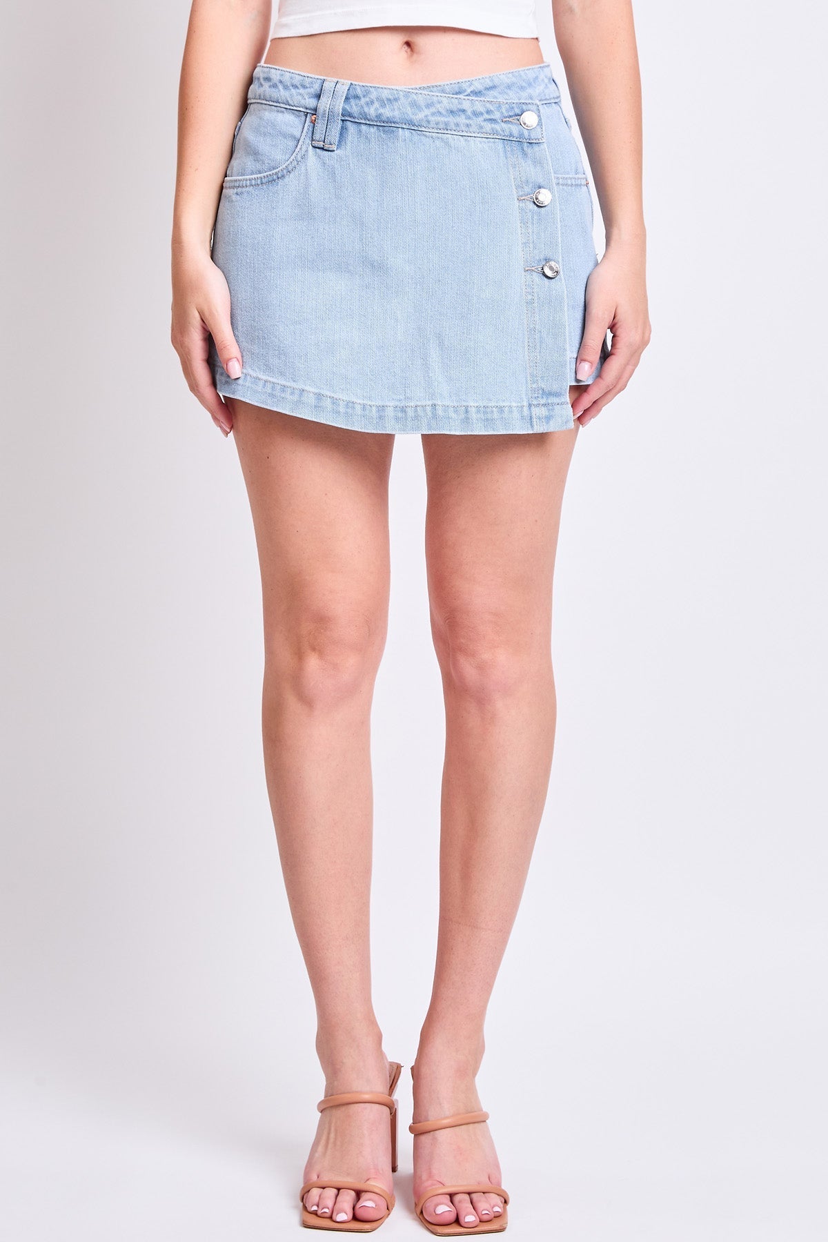 Women's Denim Wrap Skort YMI JEANS