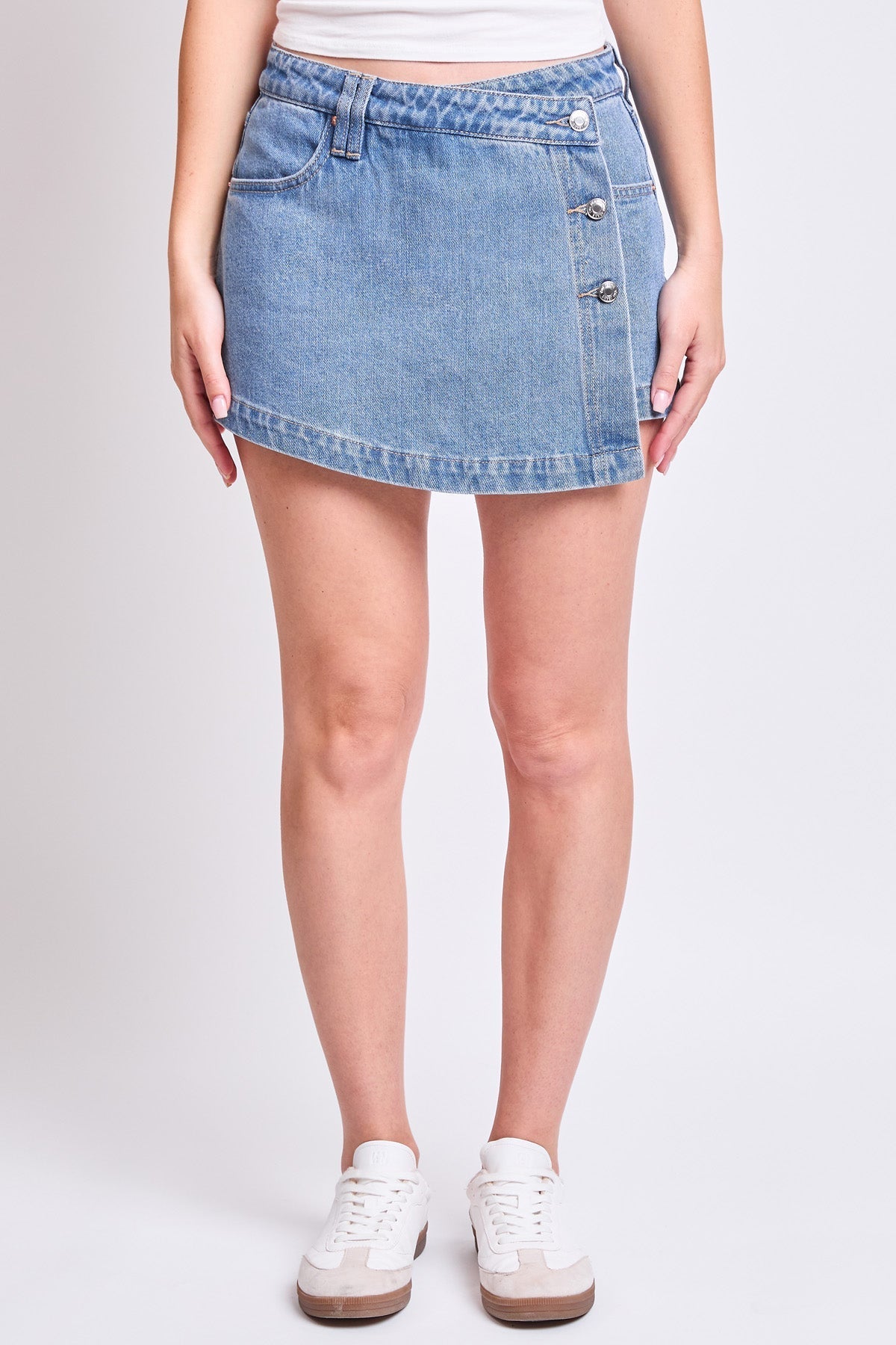 Women's Denim Wrap Skort YMI JEANS