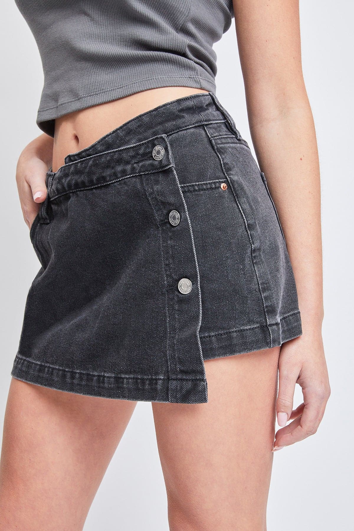 Women's Denim Wrap Skort YMI JEANS