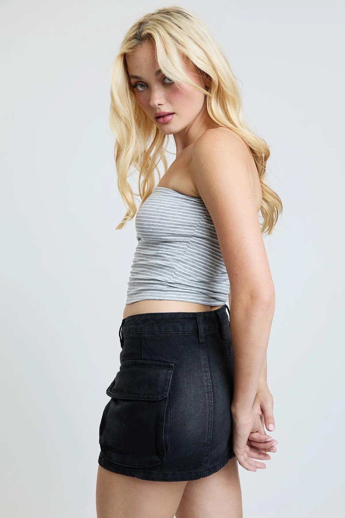 Women's Mini Cargo Skort YMI JEANS