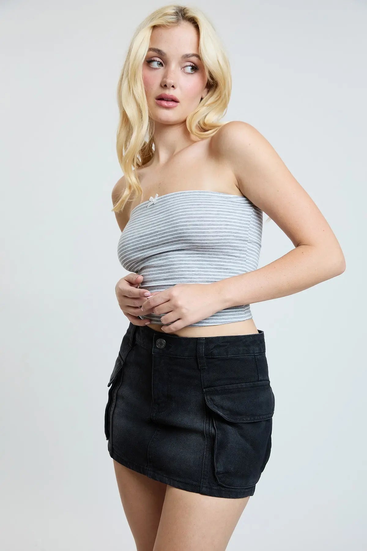 Women's Mini Cargo Skort YMI JEANS