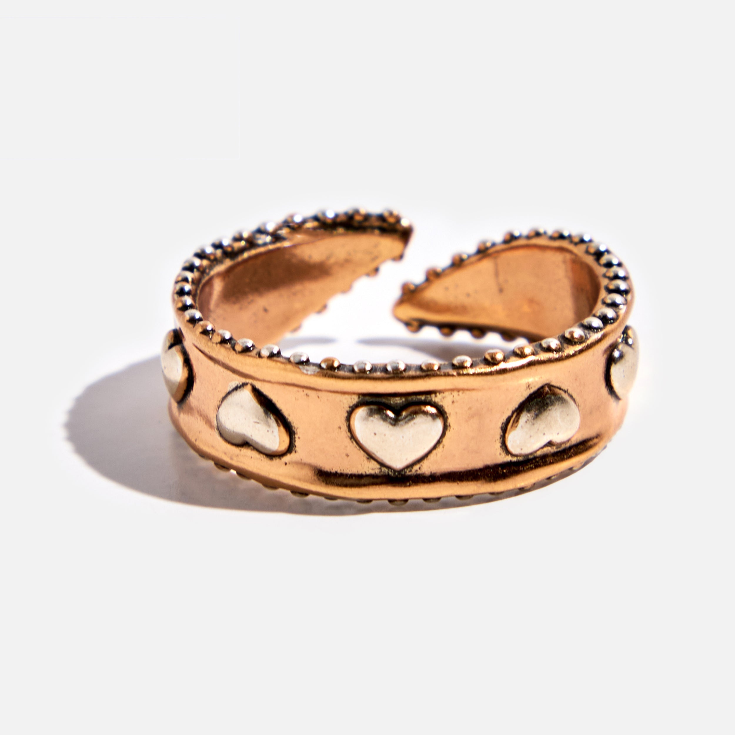 Love Always Hearts Adjustable Ring Katia Designs