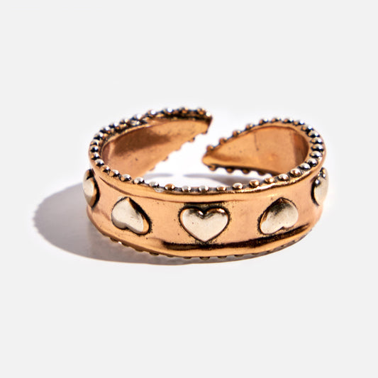 Love Always Hearts Adjustable Ring Katia Designs