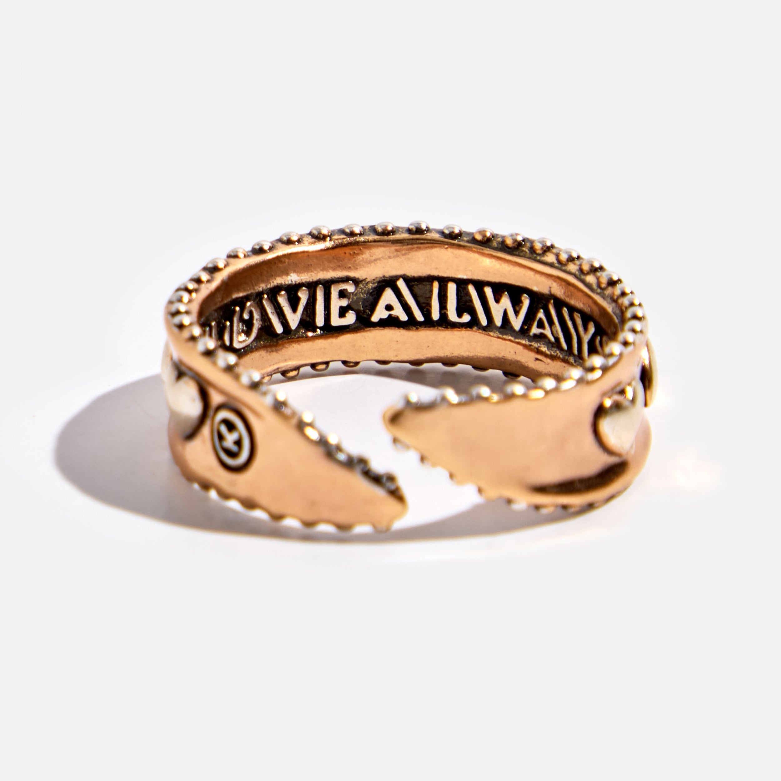Love Always Hearts Adjustable Ring Katia Designs