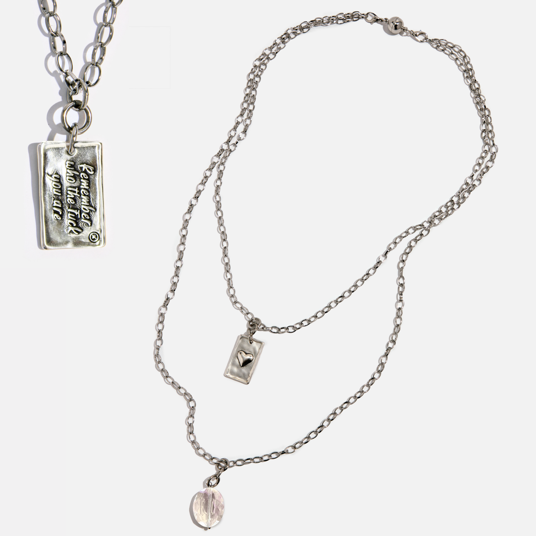 Remember Who the F*ck You Are Original Lite Necklace Katia Designs