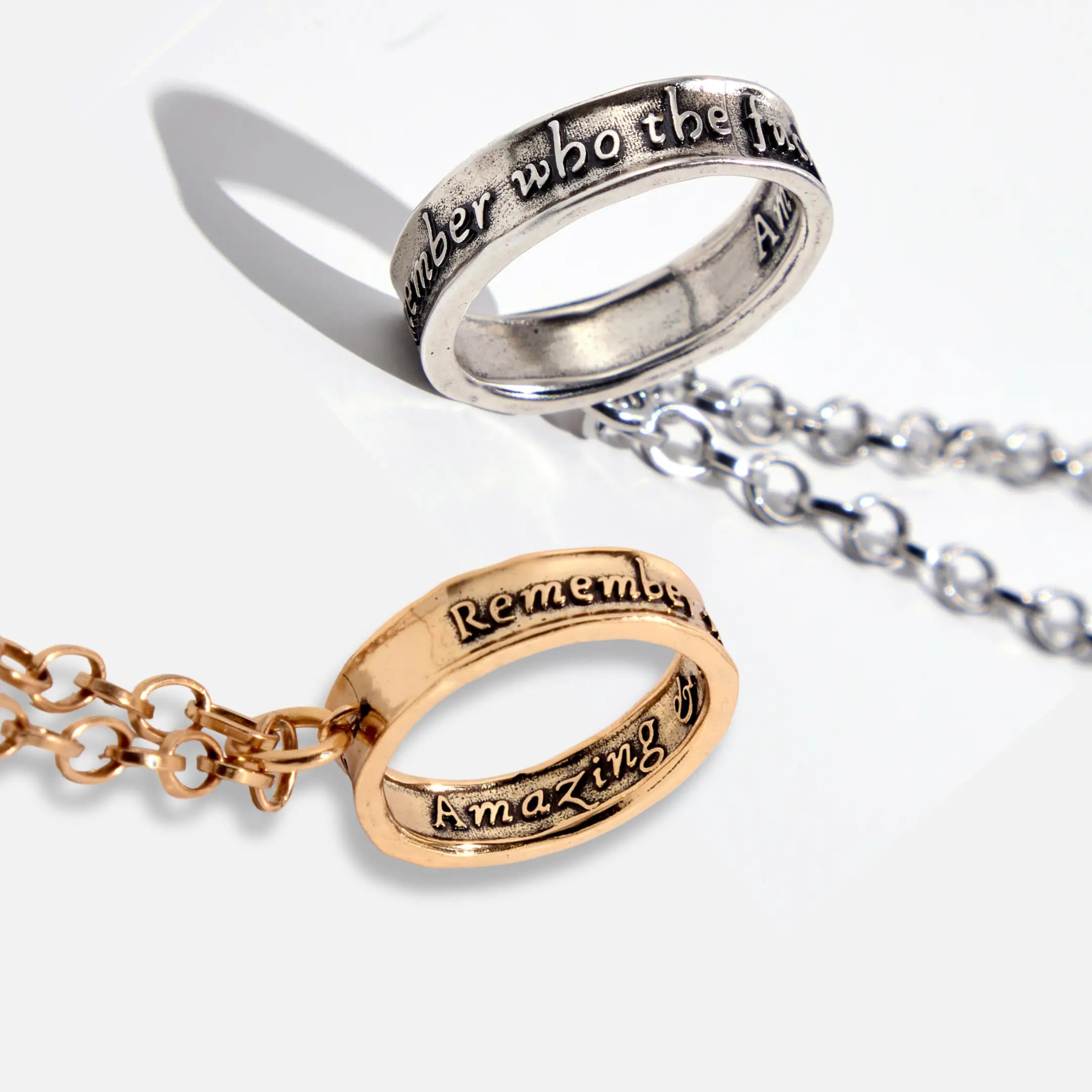 Remember Who the F*ck You Are (Amazing & Powerful) Ring Original Necklace Katia Designs