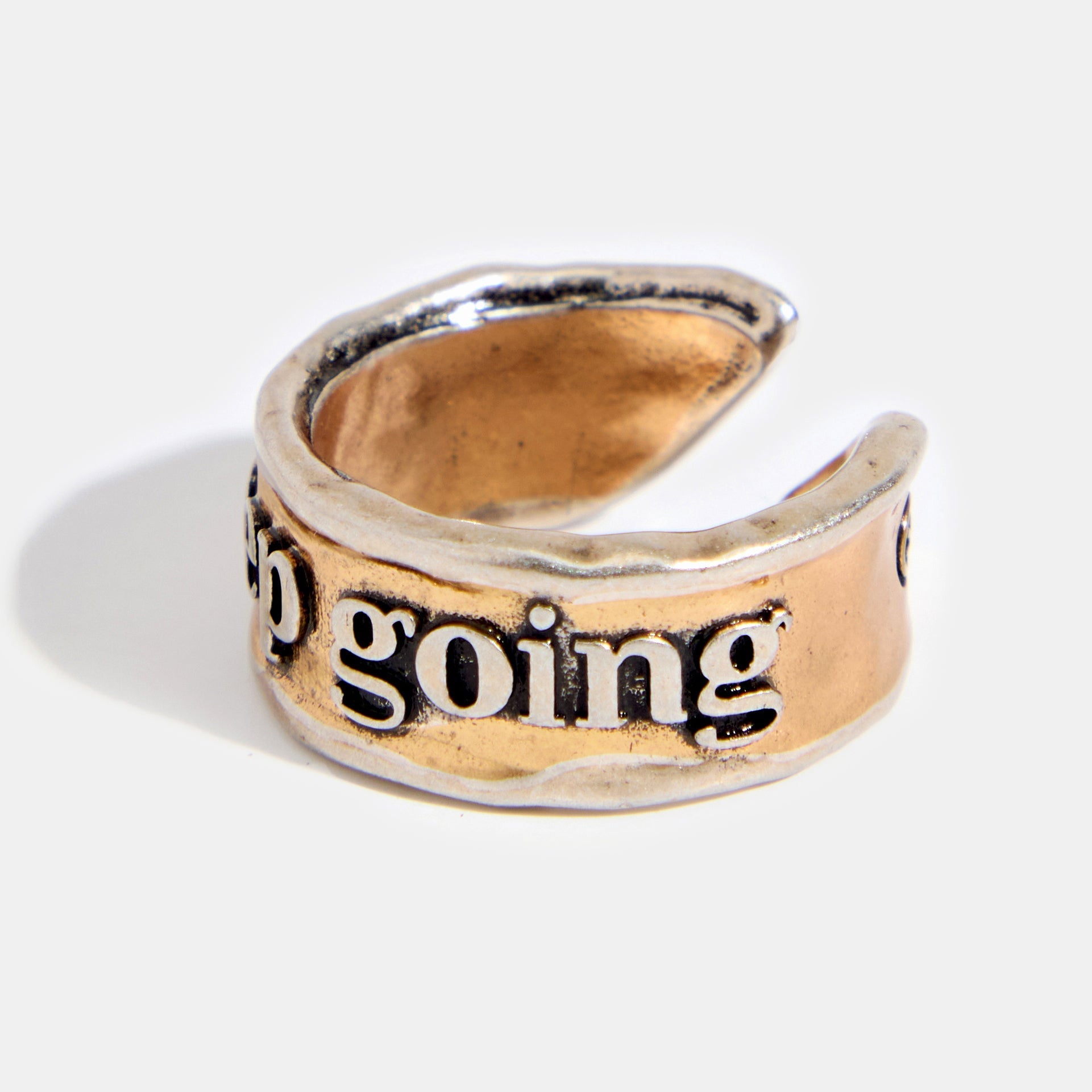 Keep Going Remember Adjustable Ring Katia Designs