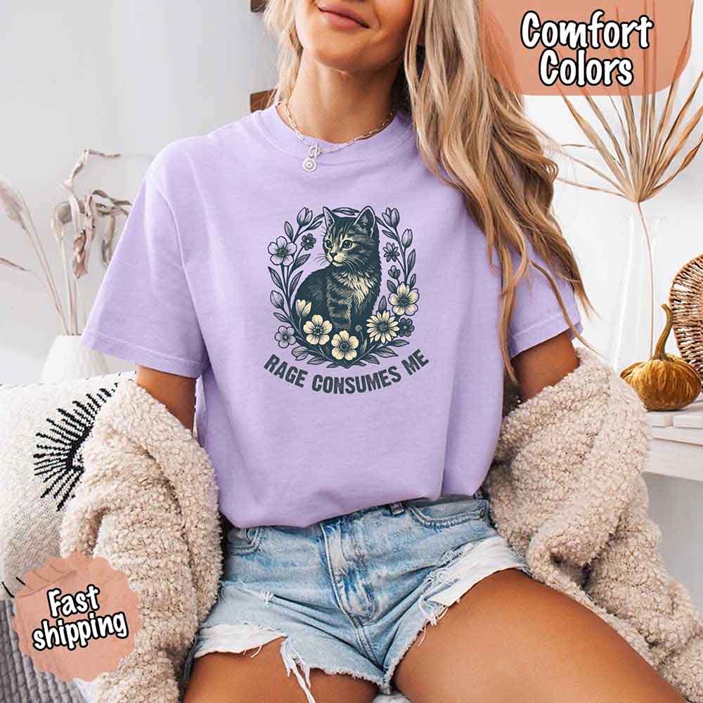 Rage Consumes Me Comfort Colors Shirt – Funny Meme Tee Adorb Custom Tees