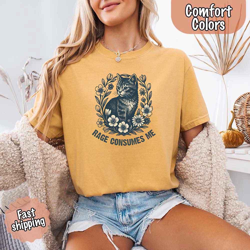 Rage Consumes Me Comfort Colors Shirt – Funny Meme Tee Adorb Custom Tees