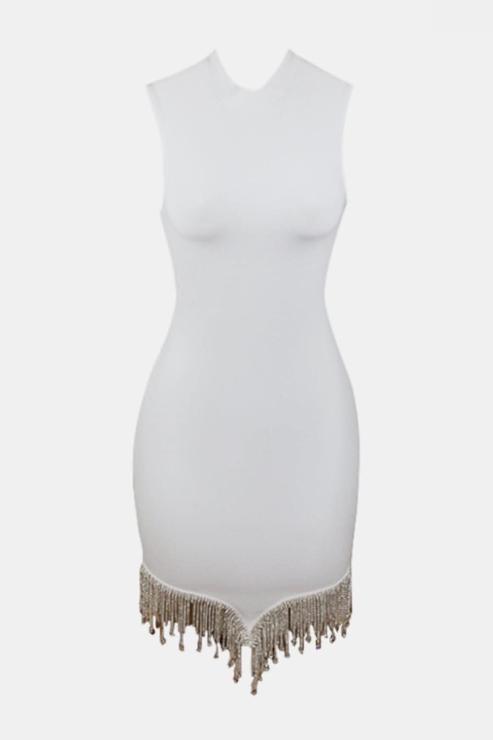Rhinestone bodycon mini dress 