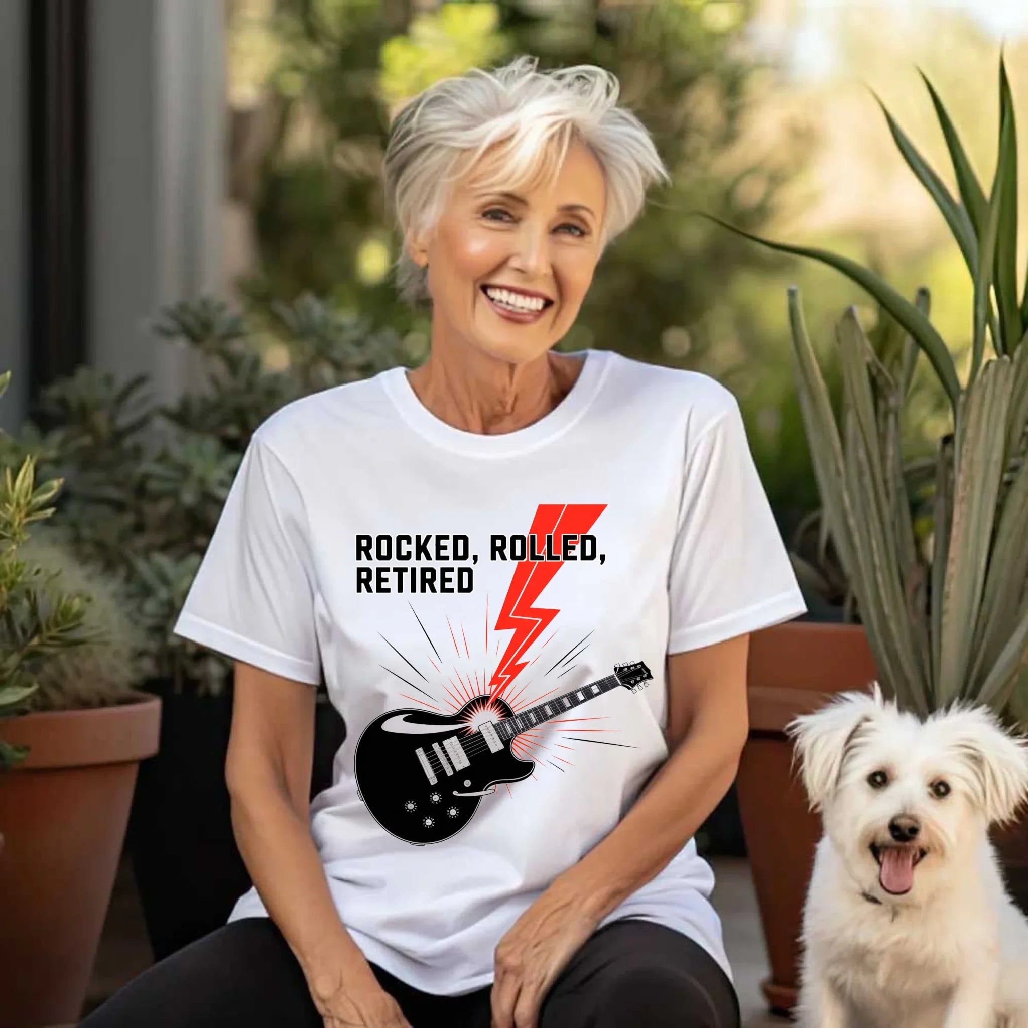 Rocked Rolled Retired T-Shirt – Funny Retirement Gift Shirt Adorb.co