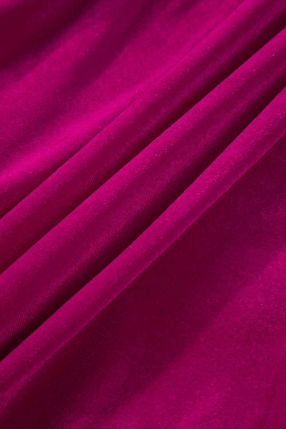 Rose red velvet plus size dress - Love Salve 