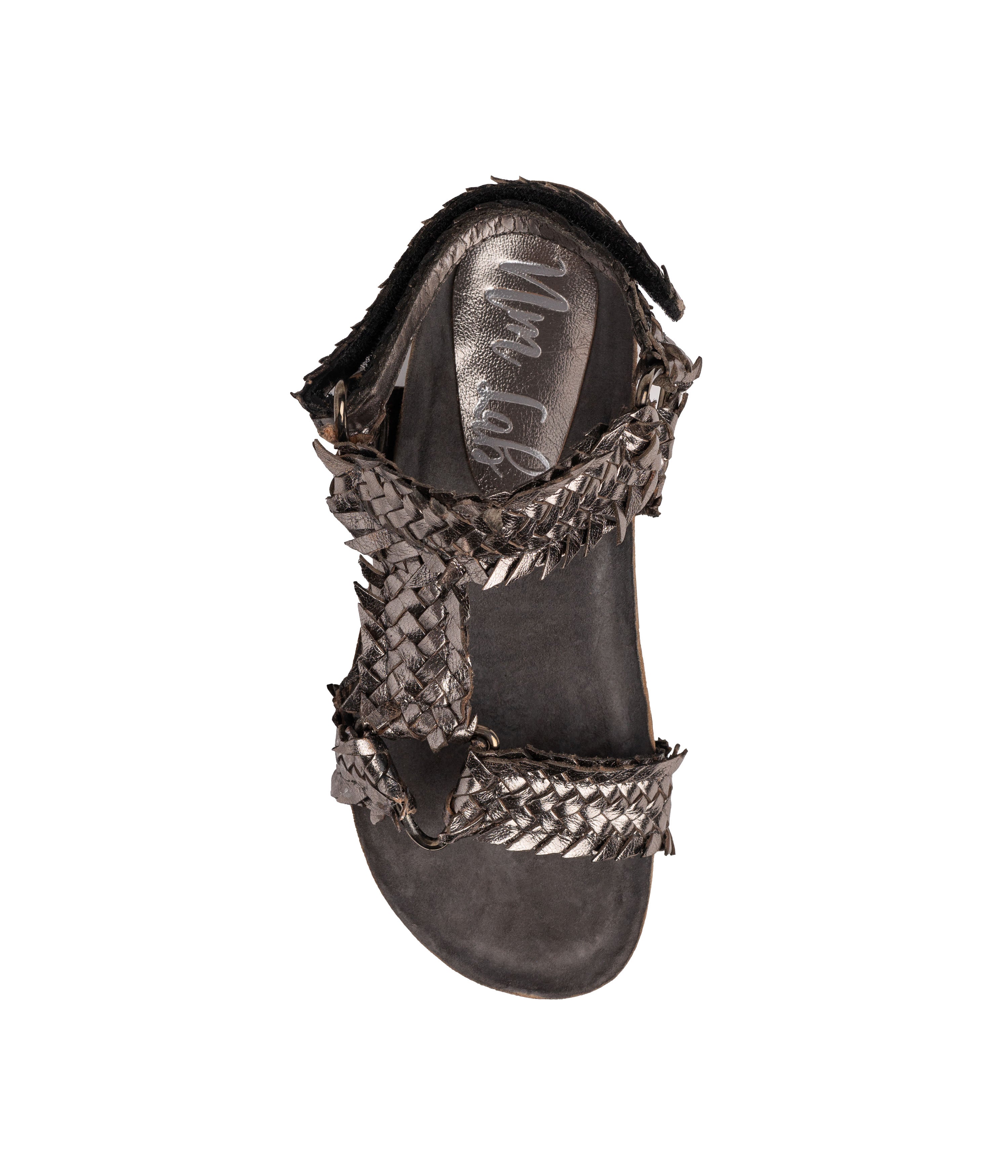 River Dance Woven Sandal Pewter with Adjustable Straps Naughty Monkey