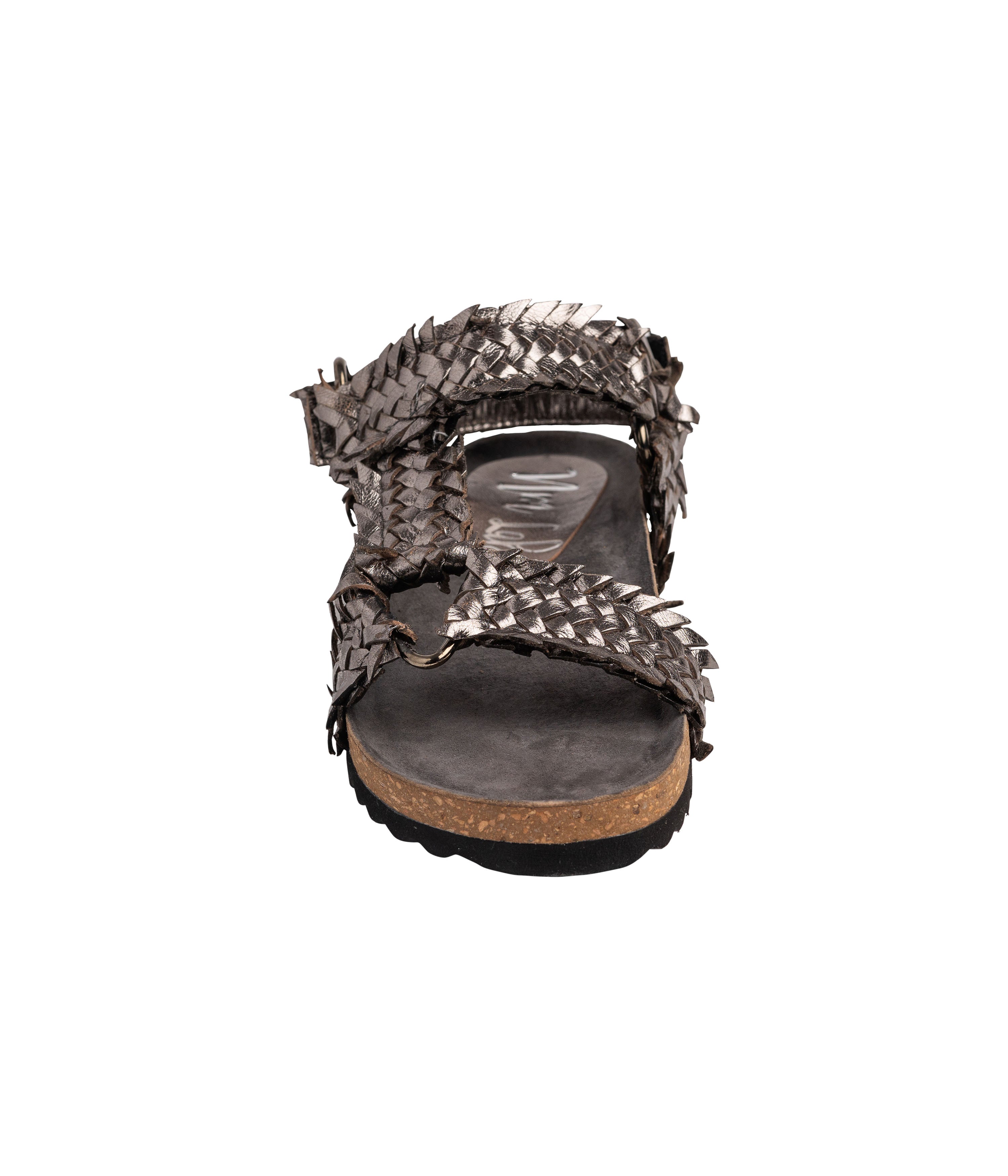 River Dance Woven Sandal Pewter with Adjustable Straps Naughty Monkey