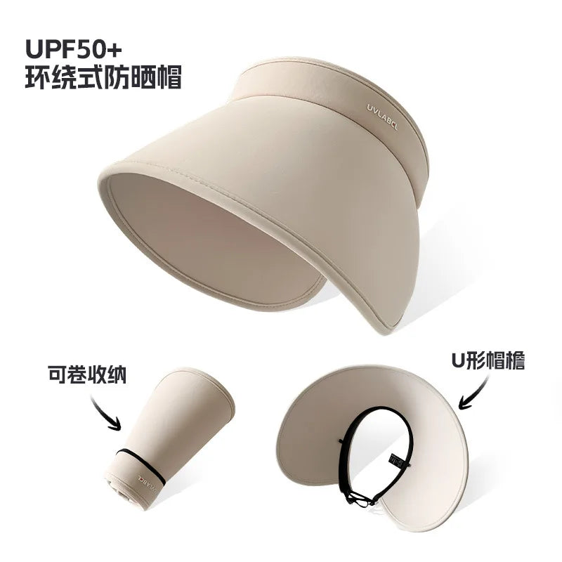Summer Wide Brim Floppy Visor Hats for Sun Protection - Love Salve 