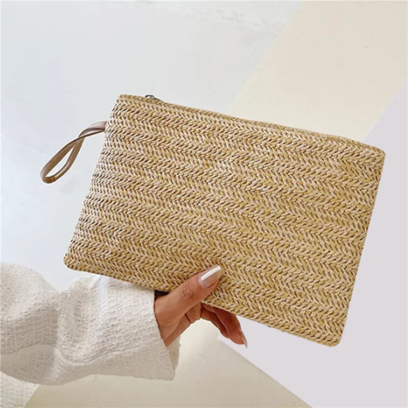 Weaving Wristlet Clutch Bag for Stylish Everyday Use - Love Salve 