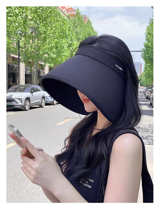 Summer Wide Brim Floppy Visor Hats for Sun Protection - Love Salve 