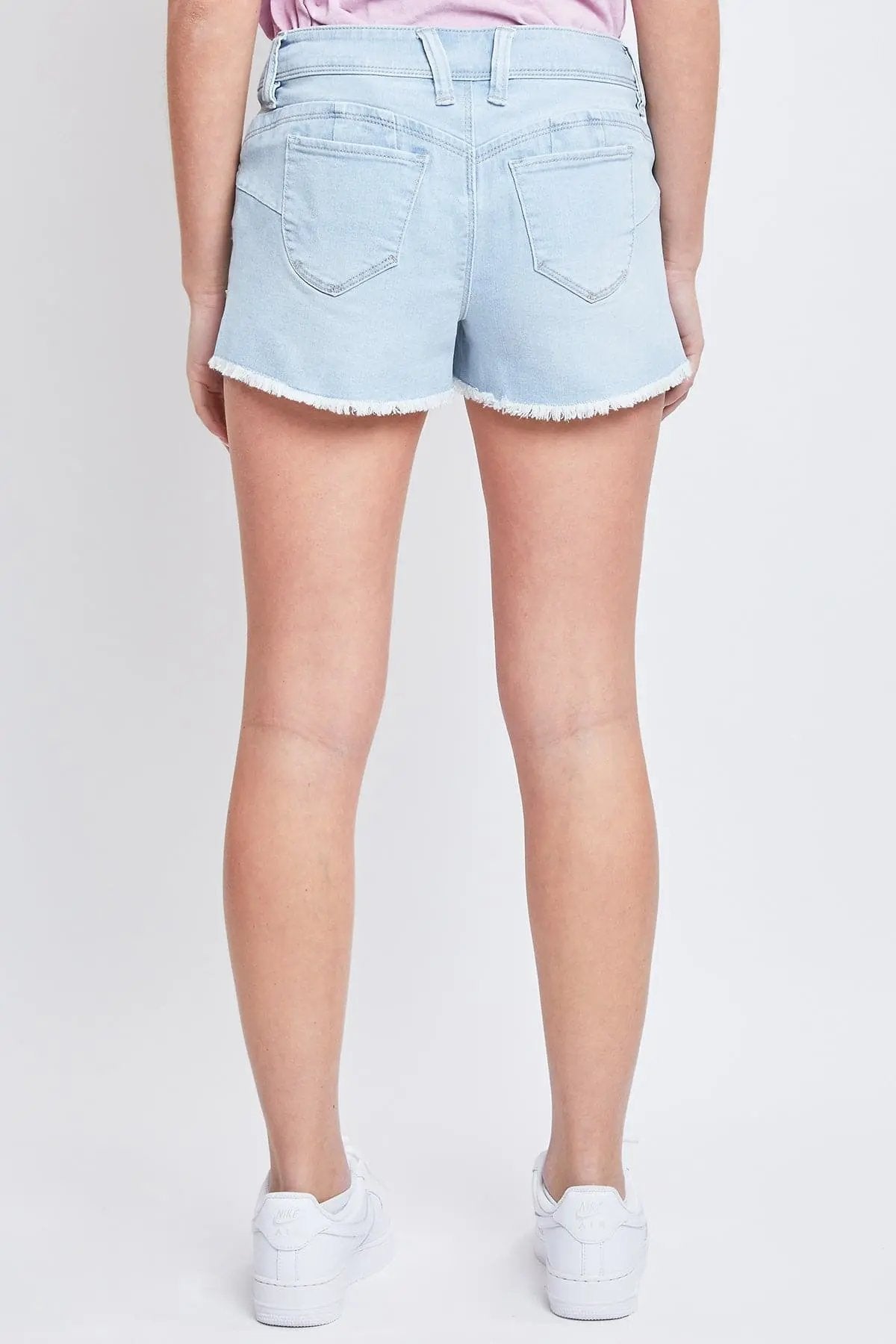 Women's WannaBettaButt Low Rise Frayed Shorts - Love Salve