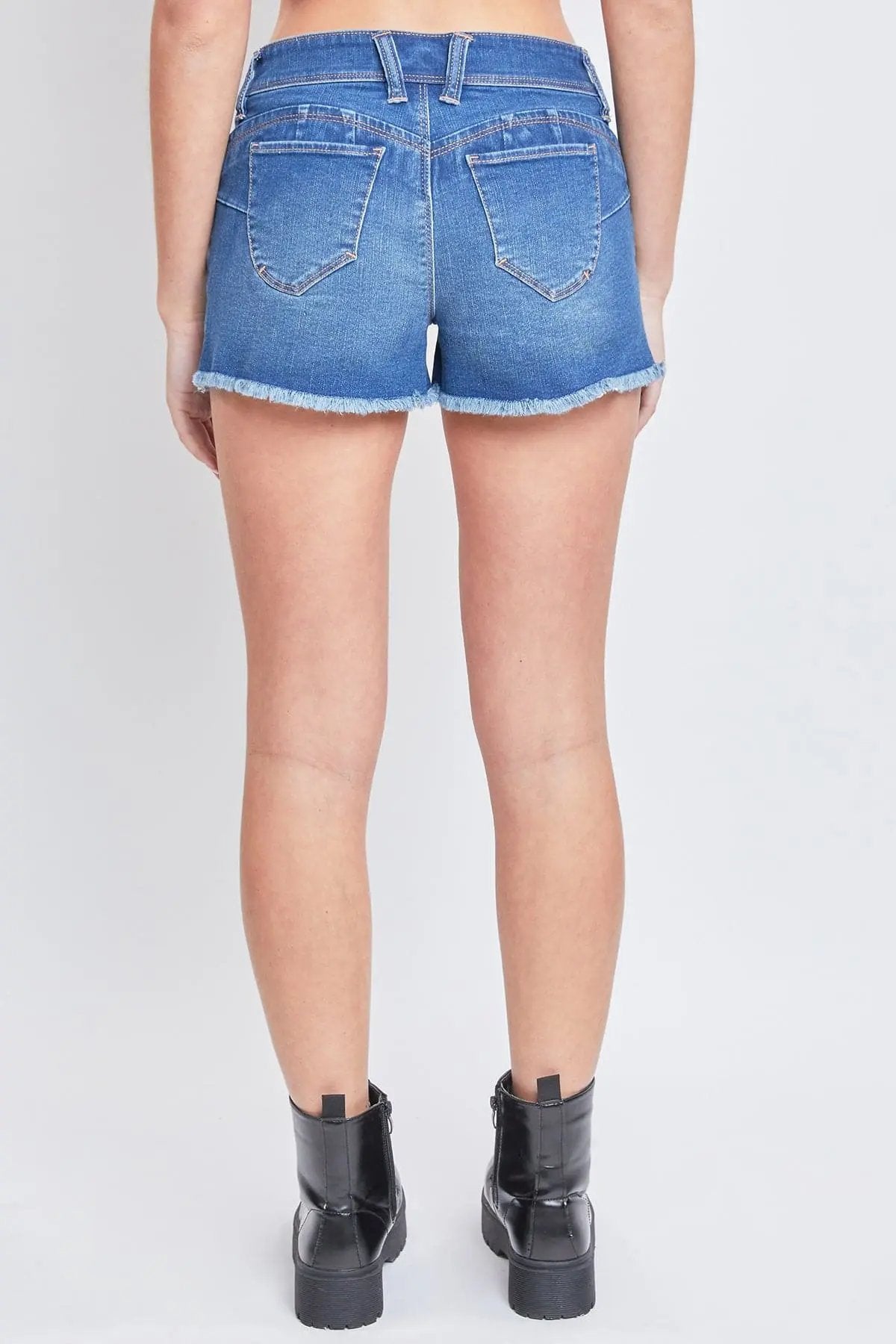 Women's WannaBettaButt Low Rise Frayed Shorts - Love Salve