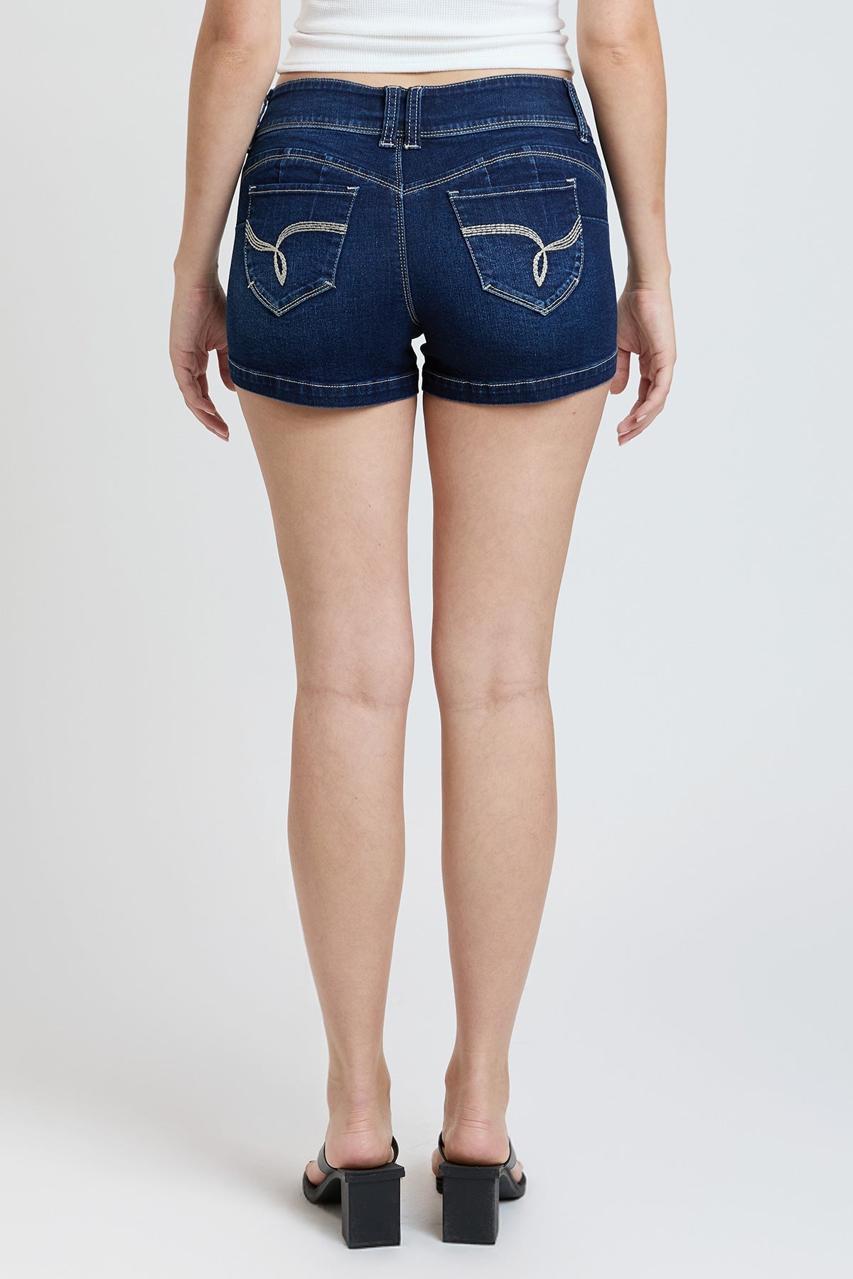 Women’s WannaBettaButt 2 Button Denim Shorts YMI JEANS