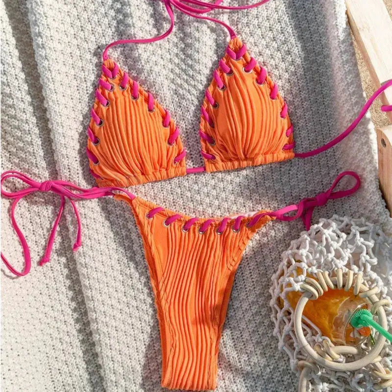 Marvelous Two Piece Swimsuit for Stylish Beach Days - Love Salve 