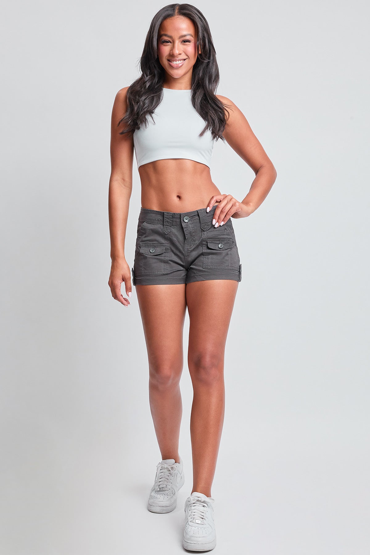 Women's Low Rise Porkchop Poplin Shorts - Love Salve 