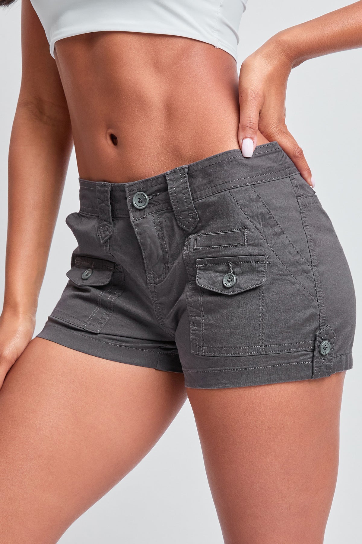 Women's Low Rise Porkchop Poplin Shorts - Love Salve 