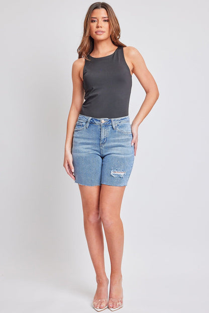 YMI JEANS: Luxe High-Rise Denim Shorts