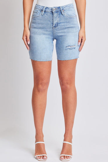 YMI JEANS: Luxe High-Rise Denim Shorts