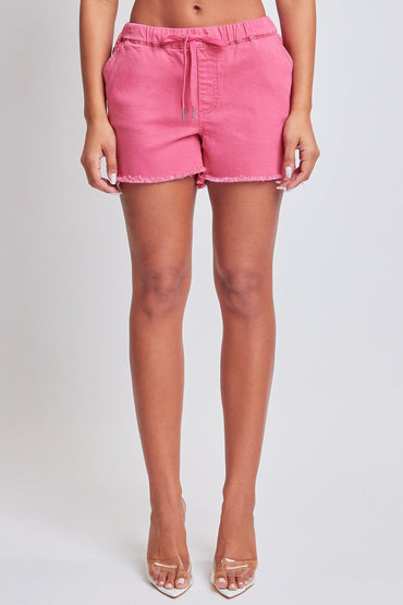 YMI Jeans: Frayed Hem Pull-On Shorts