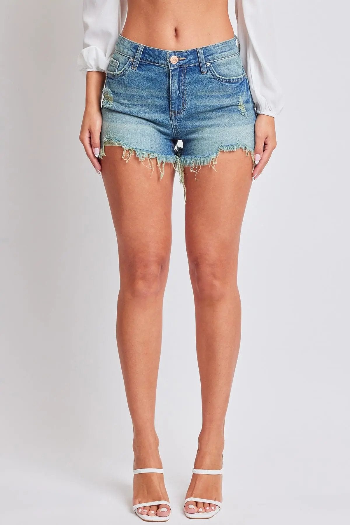 Women's Luxe Summer Fray Hem Shorts - Love Salve
