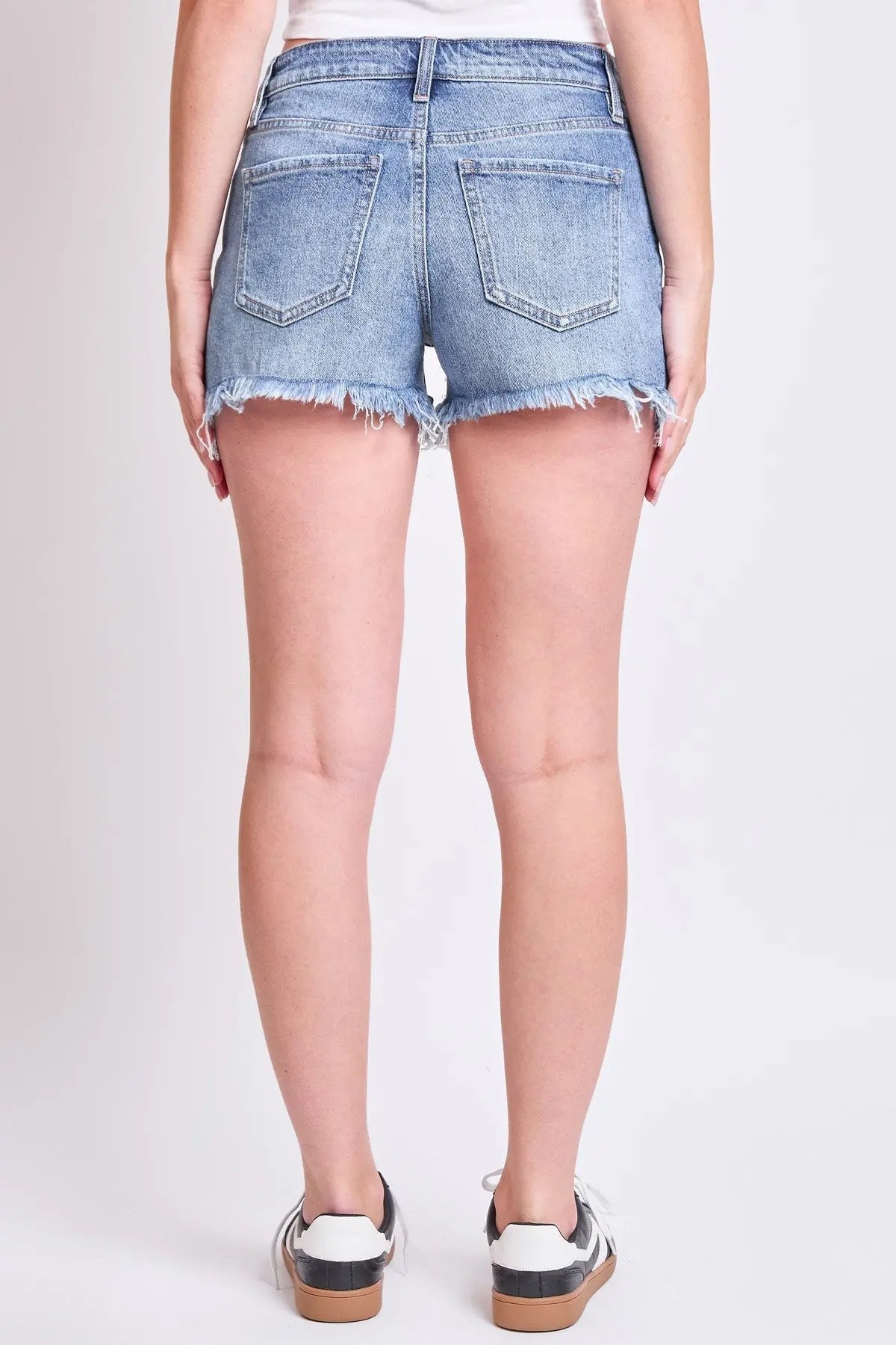 Women's Luxe Summer Fray Hem Shorts - Love Salve